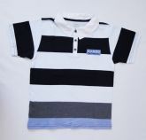 Camiseta Polo Listrada Cargo - Tamanho 8 - NA10279