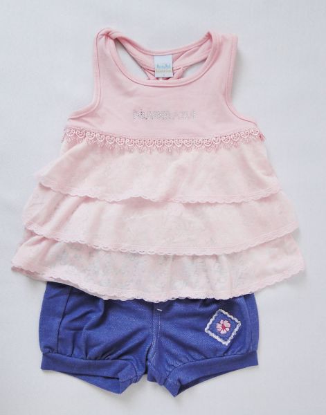 Conjunto Bata Babados Devore - Tamanho 2 - NA10294