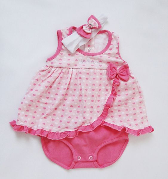 Body com Vestido Corações - Tamanho P - NA10353RS